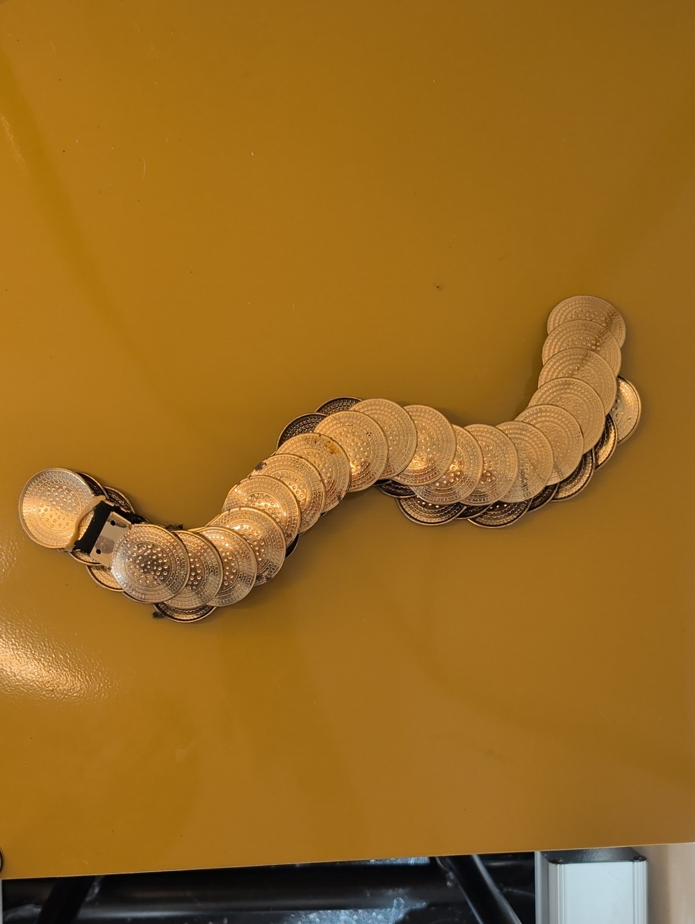 Gold Coin-Style Belt - Gold